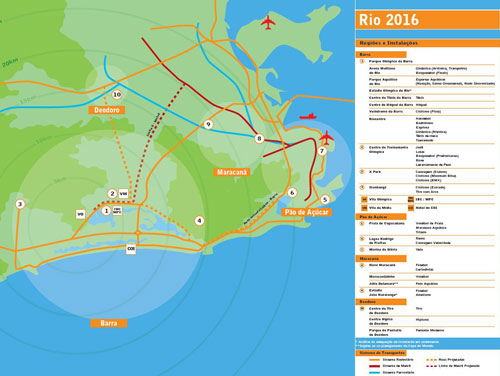 map of Rio proposal